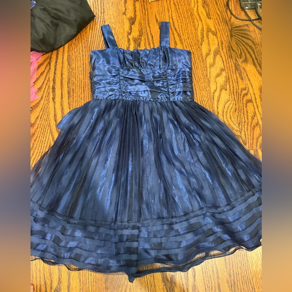 Un Deux Trois Midnight Blue Formal Kids Dress